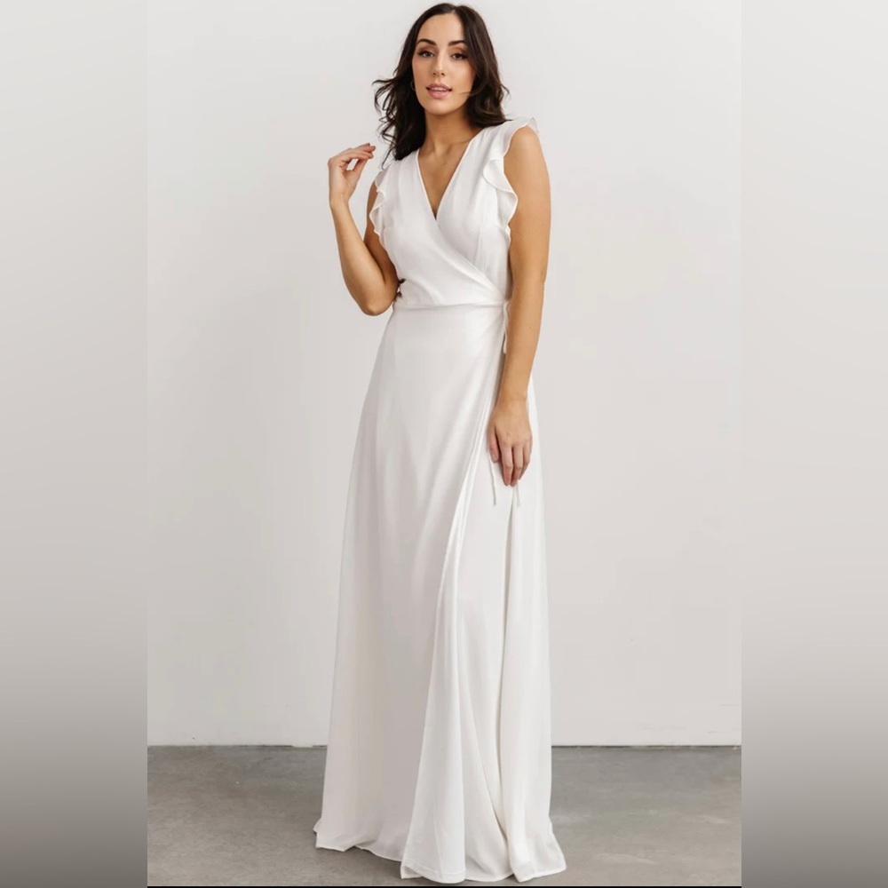 White Wrap Dress